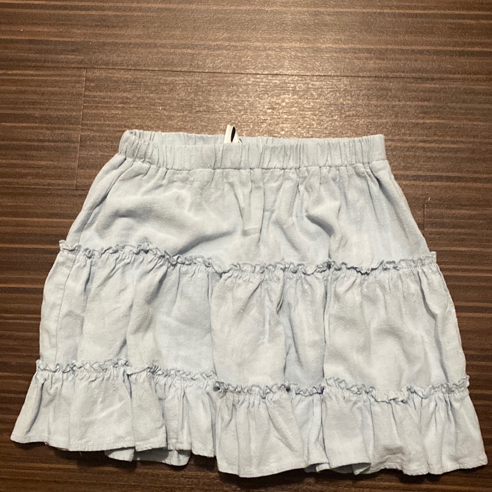 Princess Polly Addison Mae mini skirt baby blue